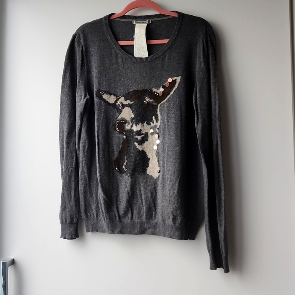 Pennyblack Embellished Viscose Angora Blend Sweater